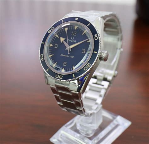 omega seamaster 300 electric blue|omega seamaster 300 blue review.